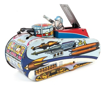Marx Tin Windup Rex Mars Planet Patrol Tank