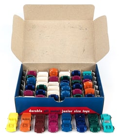 (36) Midgetoy Cars w/ Store Display Box