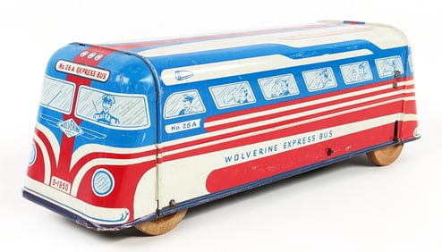 Wolverine Tin Windup Express Bus