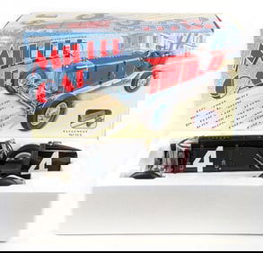 Gilbow Miller Tin Plate & Diecast Windup Race Car