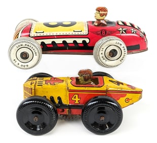 Lupor & Marx Tin Litho Race Cars