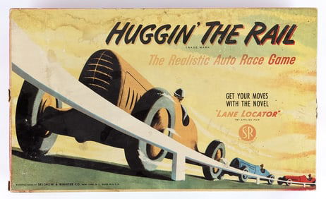 Selchow & Righter Co. Huggin' The Rail Board Game