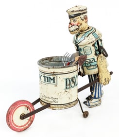 Marx Tin Windup Tidy Tim Street Sweeper