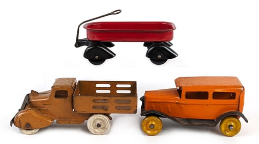 Wyandotte Sedan, Stake Truck, and Streamline Wagon