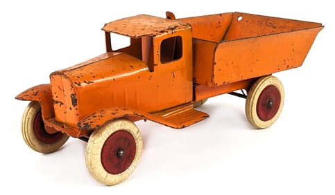 Original Wyandotte Spring Loaded Dump Truck