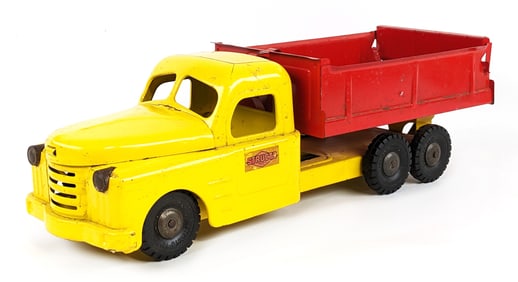 Original Structo Spring Loaded Dump Truck