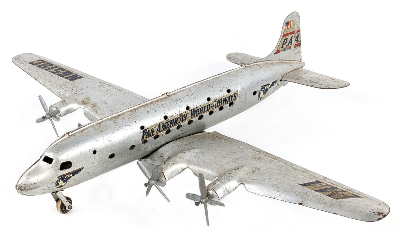Marx Pan American World Airways 4-Prop Airplane (1 of 10)