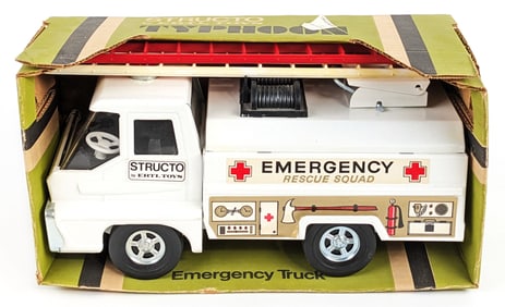 Structo by Ertl Toys Typhoon Emergency Rescue Squad Truck In Box