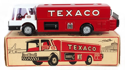 Brown & Bigelow Texaco Jet Fuel Ride On Truck w/ Box