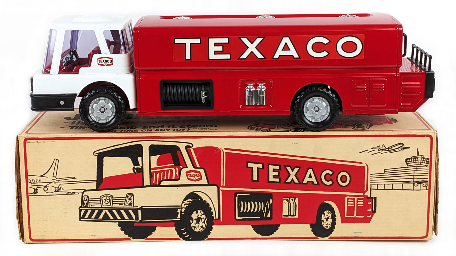 Brown & Bigelow Texaco Jet Fuel Ride On Truck w/ Box (1 of 12)