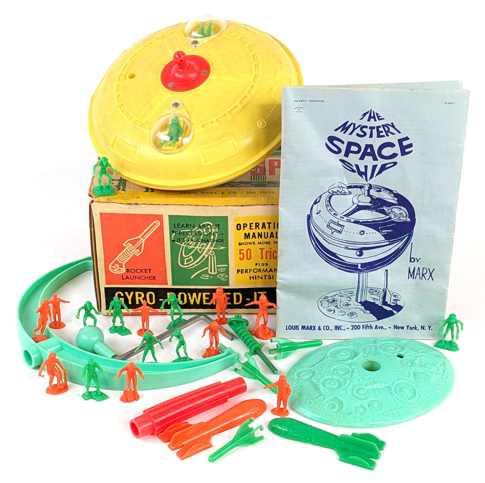 Vintage Marx Mystery Space Ship w/ Box (1 of 12)