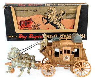 Ideal Roy Rogers Fix-It Stagecoach w/ Box