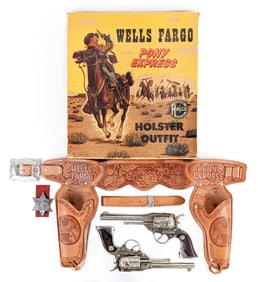 Halco Wells Fargo Pony Express Holster Outfit In Box