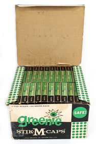 Mattel Greenie Stik-M-Caps Full Store Display Box