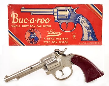 Kilgore Buc-a-roo Cap Gun Pistol w/ Box