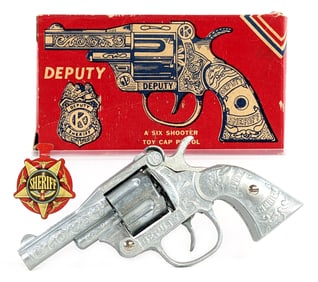 Kilgore Deputy Sheriff Cap Gun Pistol w/ Box