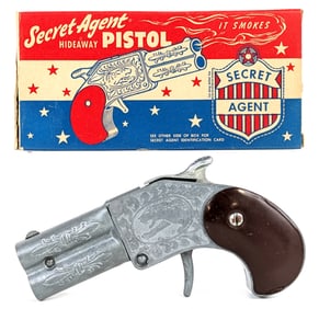 Hamilton Secret Agent Hideaway Cap Gun Pistol w/ Box