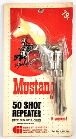 Hubley Mustang 50 Shot Repeater Cap Gun Piston In Package