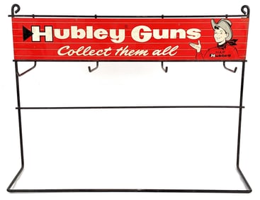 Hubley Guns Store Display Advertising Rack