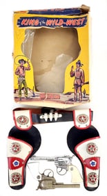 King Of The Wild West Cap Gun & Holster Set w/ Box