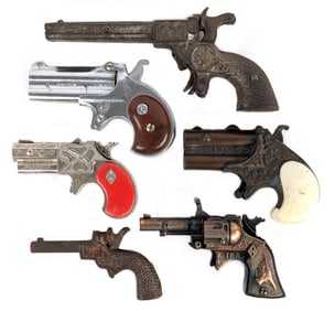 Victory, Big Chief, Derringer, Tex, & Hide-Away Cap Guns