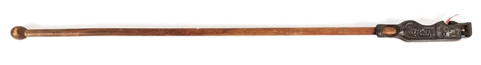 Early National Cast Iron & Wood Cane Cap Gun
