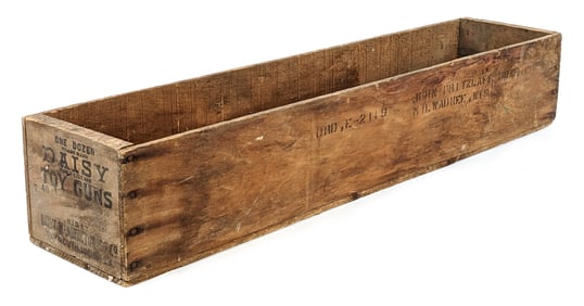 Vintage Daisy No. 102 Model 36 BB Gun Wood Shipping Crate
