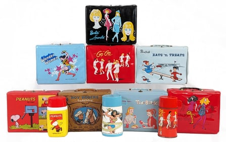 Roy Rogers, Barbie, Peanuts, Wonder Woman, and Other Vinyl Lunchboxes