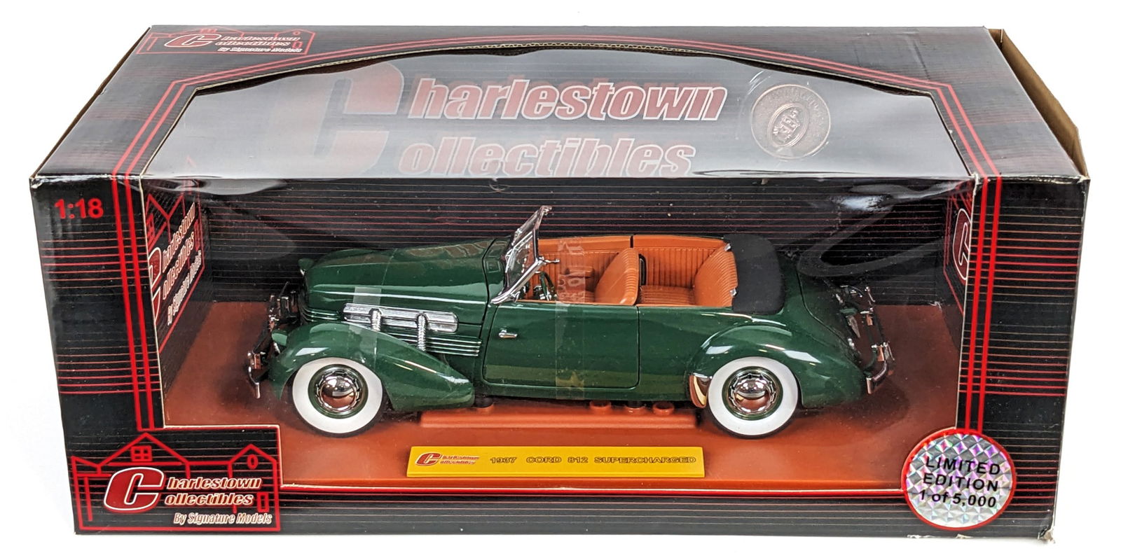 1/18 Scale Charlestown Collectibles 1937 Cord 812 Supercharged (1 of 8)