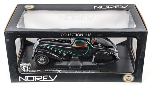 1/18 Scale Norev Peugeot 302 Darl'Mat Coupe Car