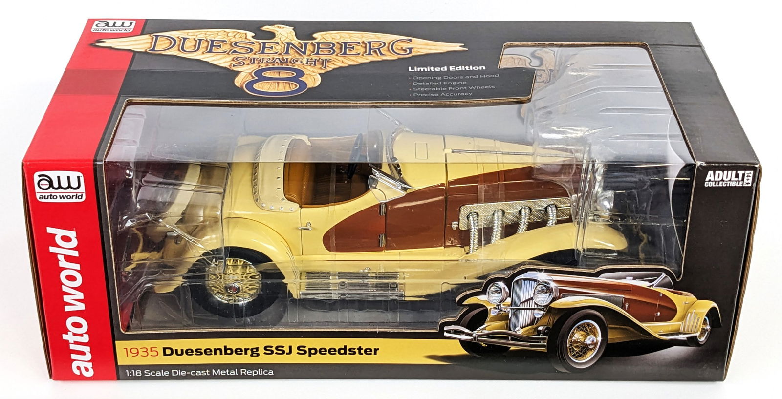 1/18 Scale Auto World 1935 Duesenberg SSJ Speedster (1 of 7)