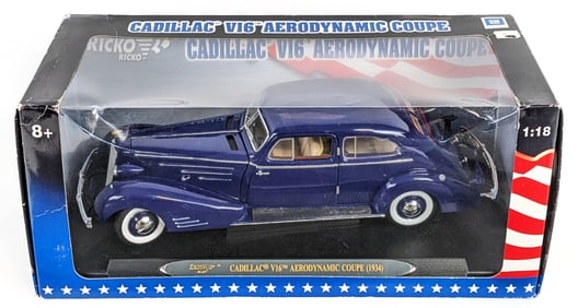 1/18 Scale Ricko 1934 Cadillac V16 Aerodynamic Coupe