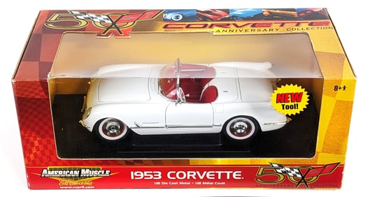 1/18 Scale American Muscle 1953 Corvette Convertible