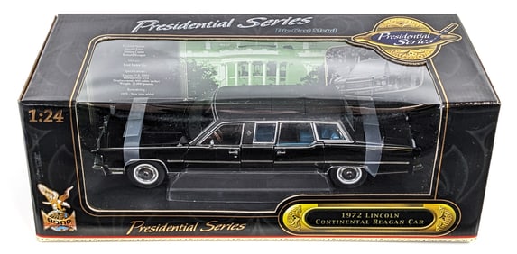 1/24 Scale Presidential Series 1972 Lincoln Continental Reagan Car