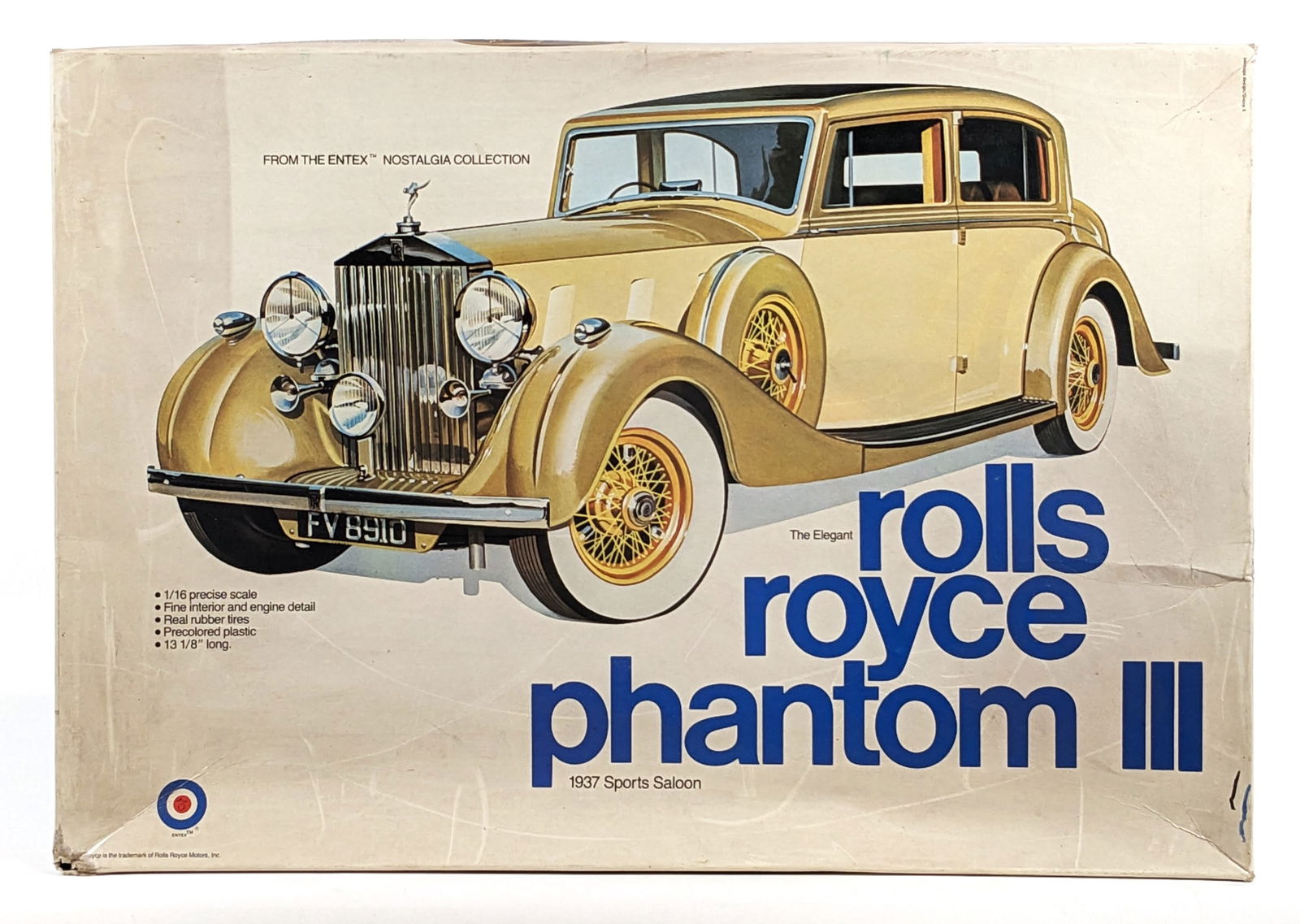 1/16 Scale Entex Rolls Royce Phantom lll Model Kit (1 of 9)