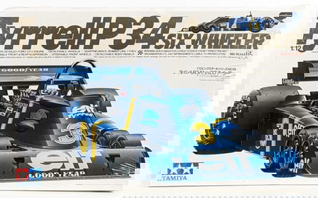 1/12 Scale Tamiya Tyrrell P34 Six Wheeler Big Scale Model Kit - Sealed