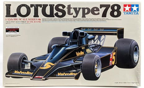 1/12 Scale Tamiya Lotus Type 78 Big Scale Series Model Kit - Sealed