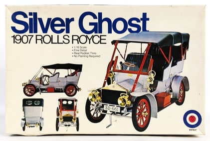1/16 Scale Entex Silver Ghost 1907 Rolls Royce Model Kit