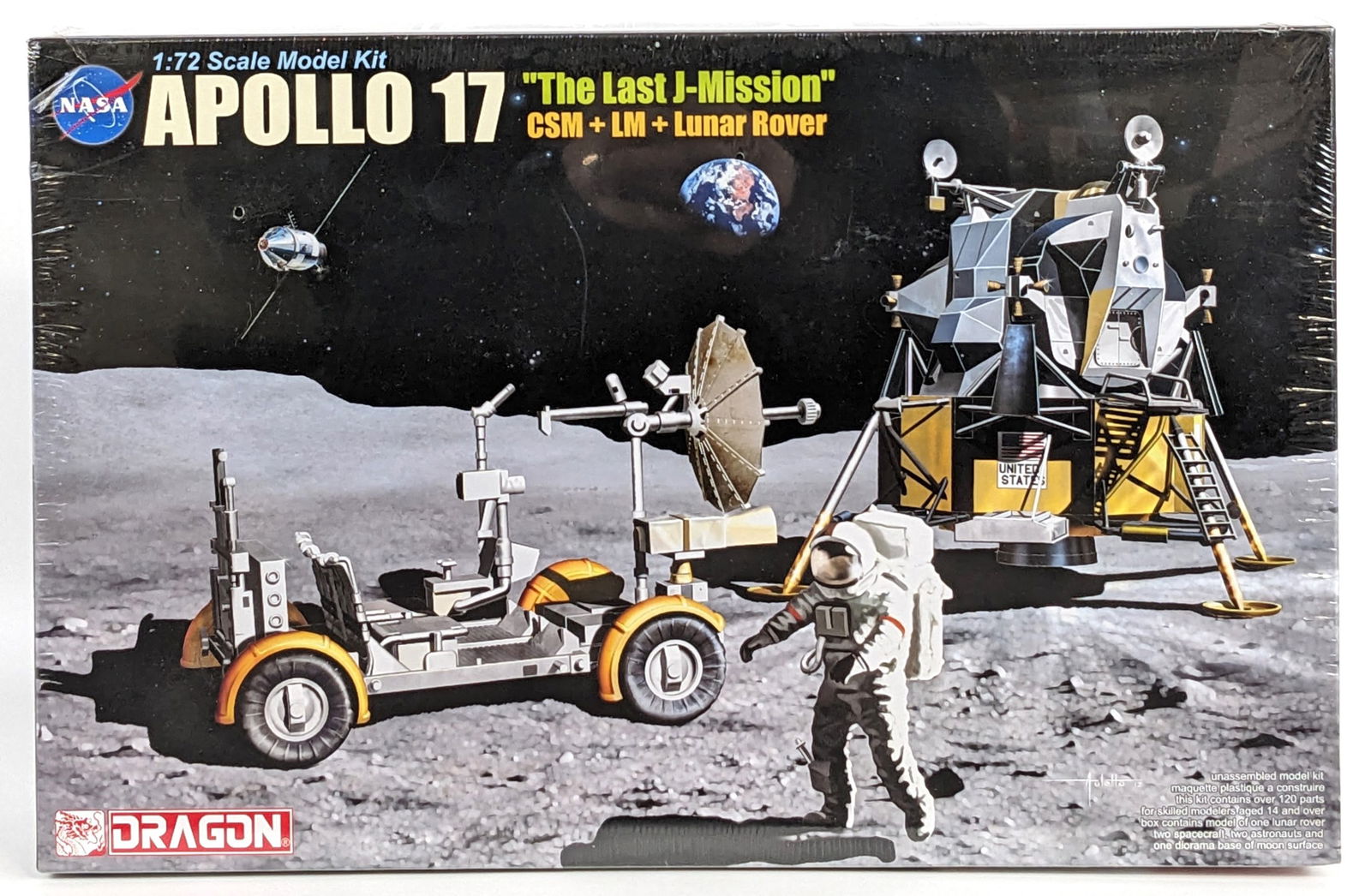 1/72 Scale Dragon Apollo 17 Model Kit - Sealed (1 of 6)