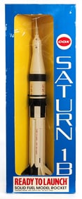 Cox Saturn 1B ready To Launch Solid Fuel Model Rocket - Sealed