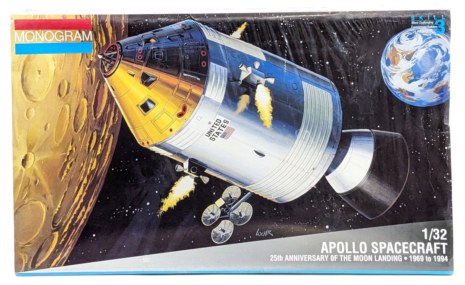 1/32 Scale Monogram Apollo Spacecraft Model Kit - Sealed (1 of 6)