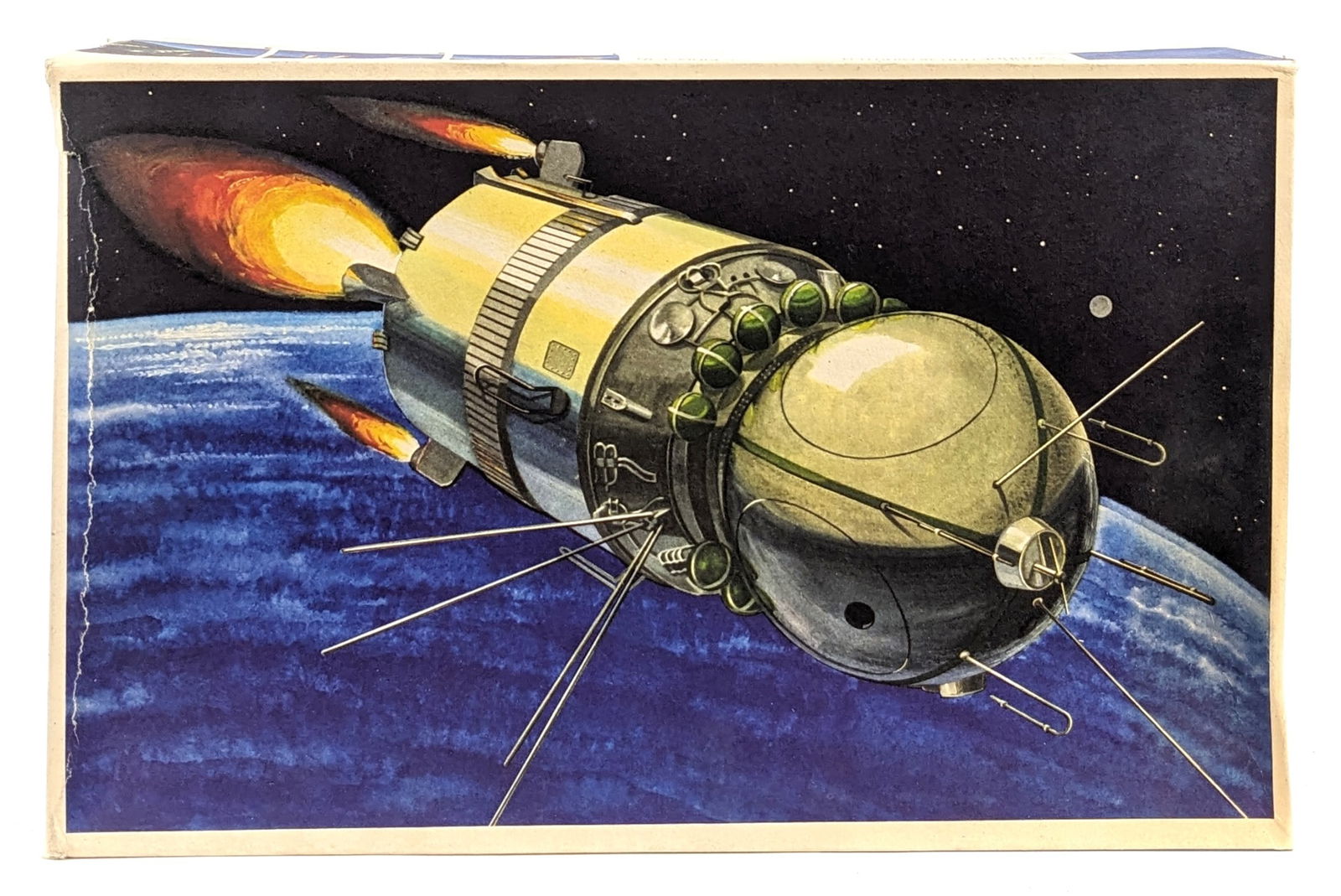 Vintage VEB Plasticart Vostok-1 WOSTOK USSR Yuri Gagarin Spacecraft Model Kit - NIB (1 of 7)