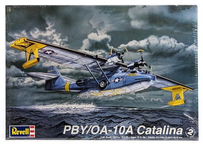 1/48 Scale Revell PBY/OA-10A Catalina Seaplane / Airplane Model Kit - Sealed
