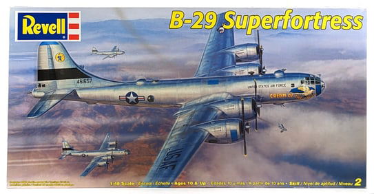 1/48 Scale Revell B-29 Superfortress WWll Bomber Plane Model Kit - NIB