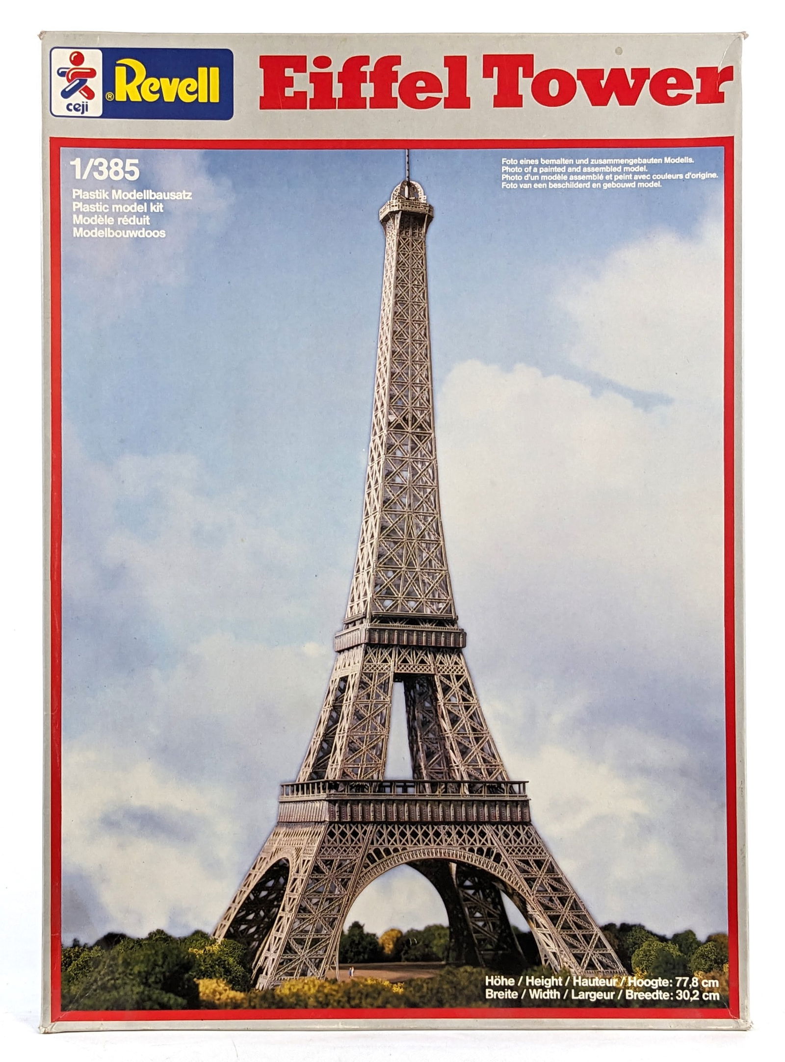 1/385 Scale Revell Eiffel Tower Model Kit - NIB (1 of 9)