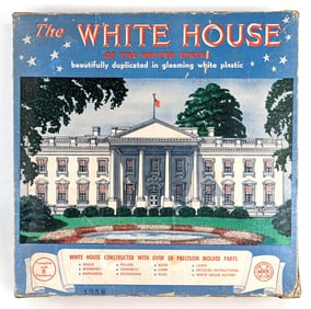 Vintage Marx The White House Of The United States Model Kit