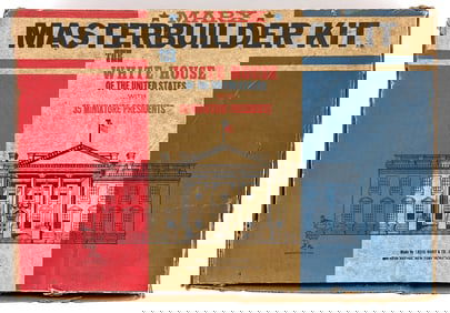 Vintage Marx Masterbuilder Kit The White House Of The United States