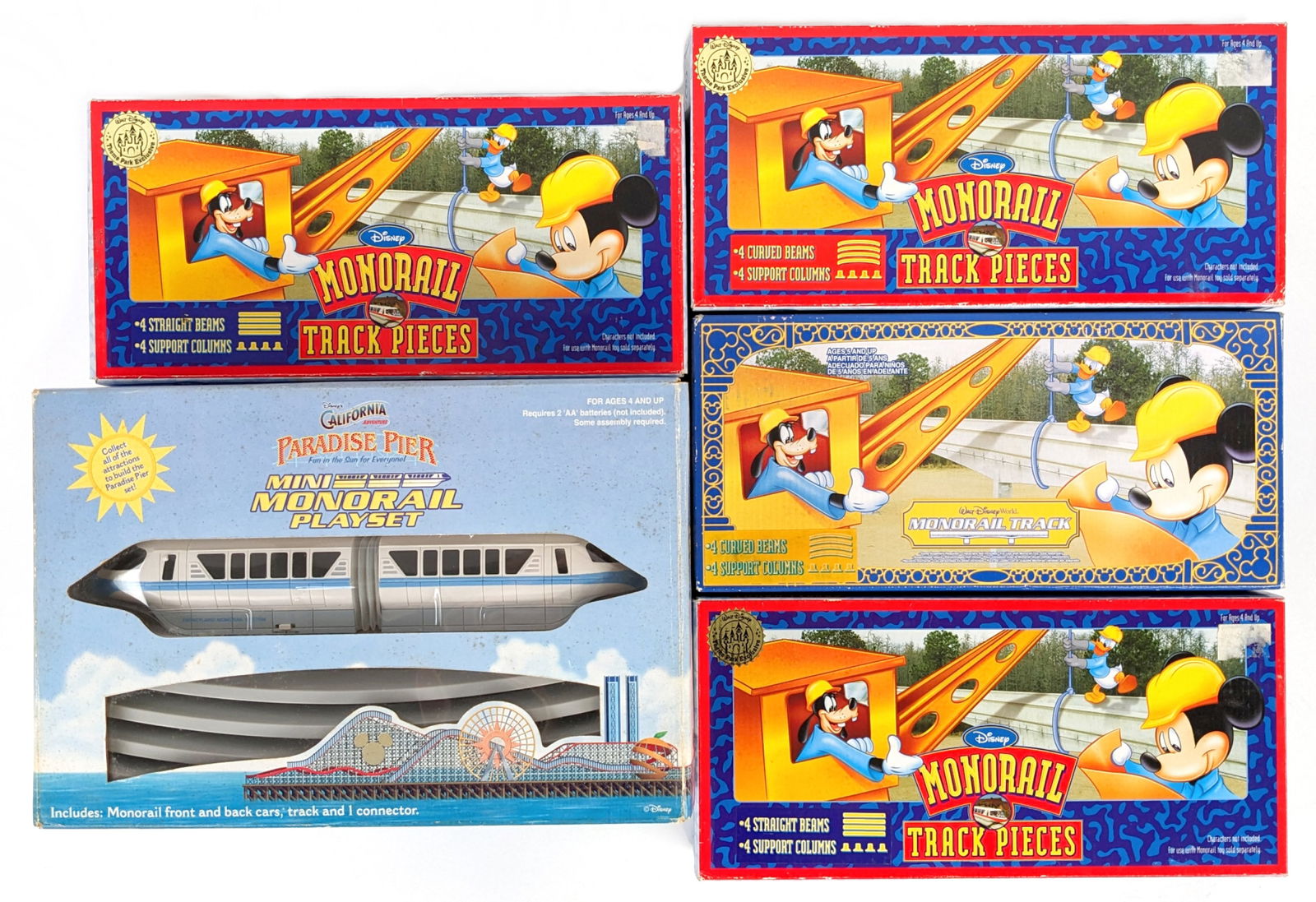 Disney's California Adventure Paradise Pier Mini Monorail Playset w/ Track Pieces (1 of 15)