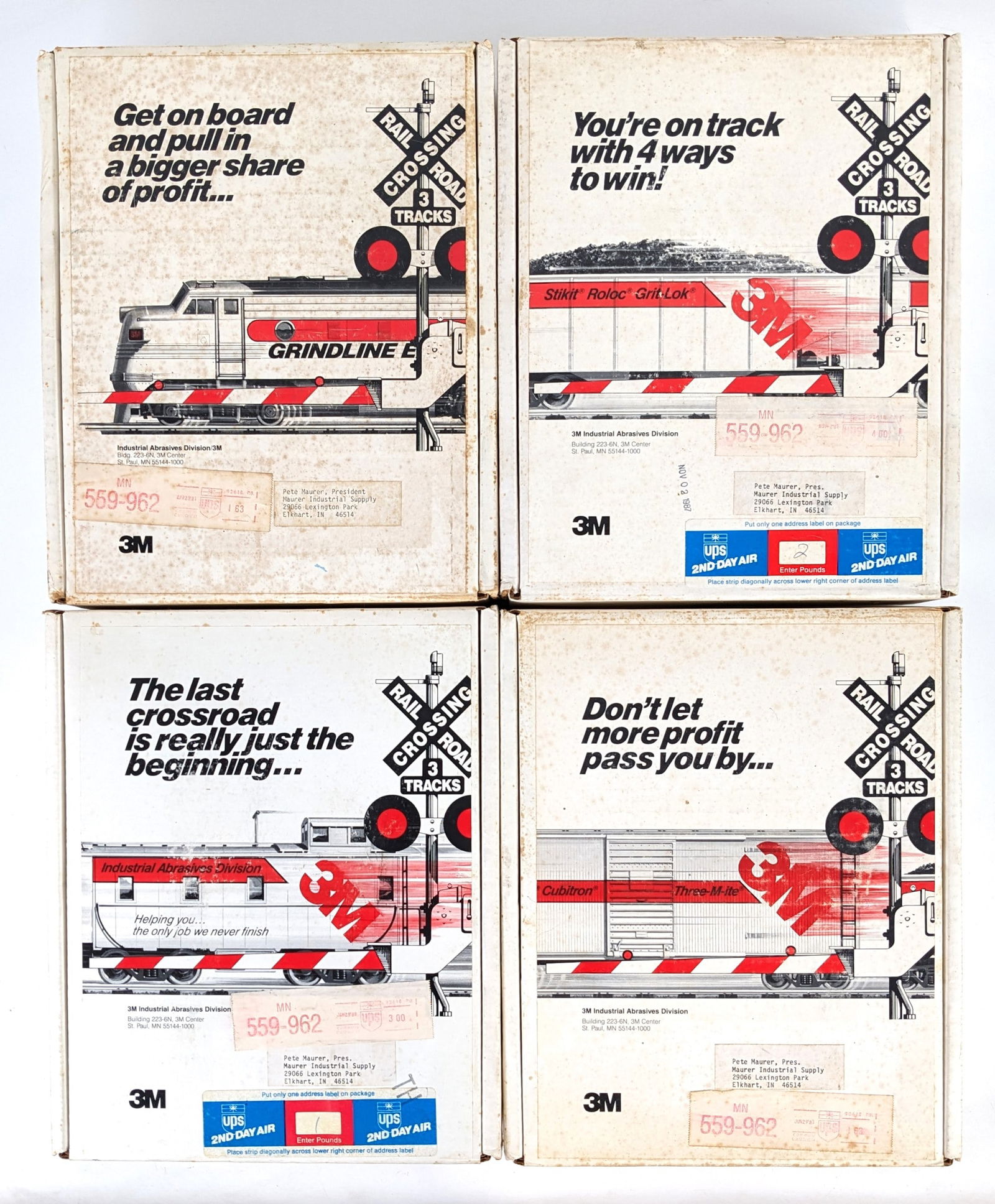 Athearn HO Scale 3M Grindline Express Train Set (1 of 19)