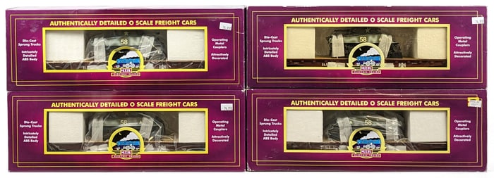 (4) MTH Bessemer & Lake Erie Flat Car w/ M4 Sherman Tank